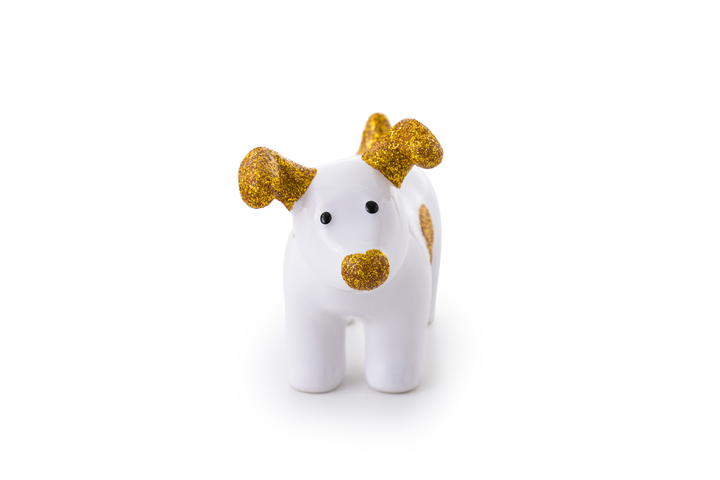 Snowdog Decoration - Sparky Gold