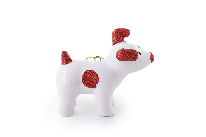 Snowdog Decoration - Sparky Red