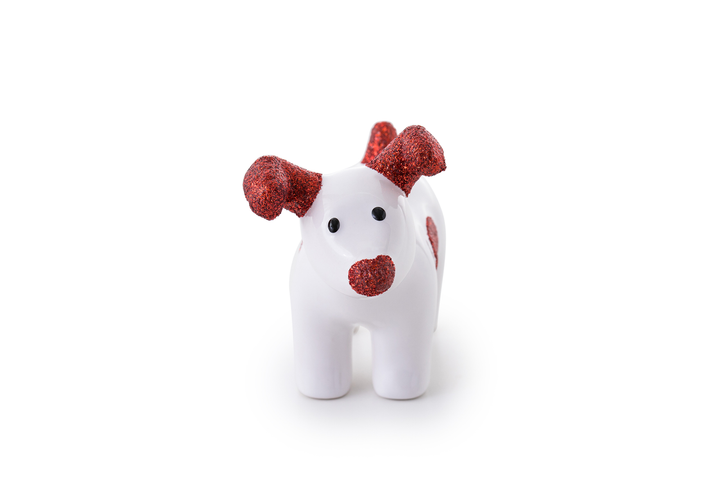 Snowdog Decoration - Sparky Red