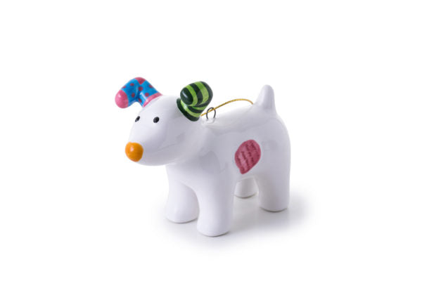 Snowdog Decorations - set of four